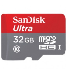 SanDisk 32GB Ultra UHS-I microSDHC Memory Card (Class 10)