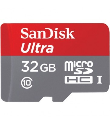 SanDisk 32GB Ultra UHS-I microSDHC Memory Card (Class 10)