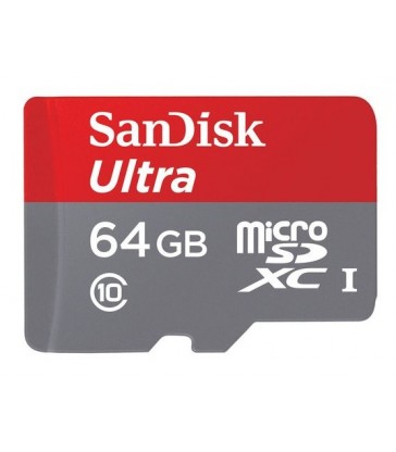 SanDisk 64GB Ultra UHS-I microSDXC Memory Card (Class 10)