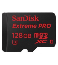 SanDisk 128GB Extreme PRO UHS-II microSDXC Memory Card with USB 3.0 Adapter