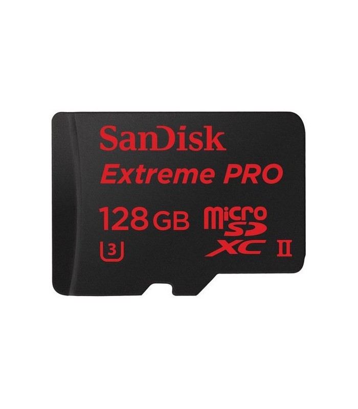SanDisk 128GB Extreme PRO UHS-II microSDXC Memory Card with USB 3.0 Adapter