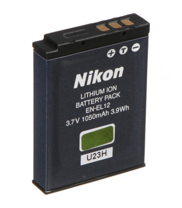 Nikon EN-EL12 Rechargeable Lithium-Ion Battery (3.7V, 1050mAh)