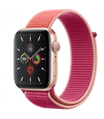 Apple Watch Series 5 Gold Aluminum Case with Sport Loop