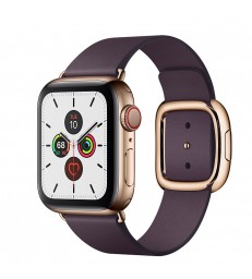 Apple Watch Series 5 Gold Stainless Steel Case with Modern Buckle