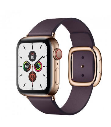 Apple Watch Series 5 Gold Stainless Steel Case with Modern Buckle