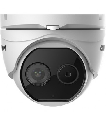 Hikvision DeepinView DS-2TD1217-3/V1 Outdoor Thermal & Optical Network Turret Camera with 3.1mm Thermal Lens