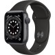Apple Watch Series 6 (GPS, Space Gray Aluminum, Black Sport Band)