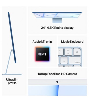 iMac 24" M1 8C CPU - 8C GPU 8GB 512GB SSD