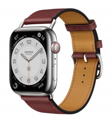Apple Watch Hermès (Silver Stainless Steel Case with Circuit H Single Tour)