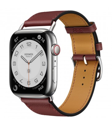 Apple Watch Hermès (Silver Stainless Steel Case with Circuit H Single Tour)