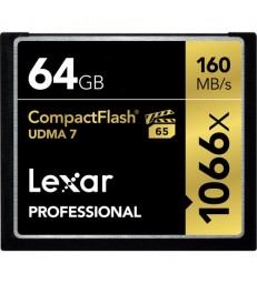 Lexar 64GB Professional 1066x CompactFlash Memory Card (UDMA 7)