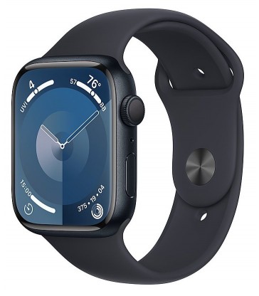 Apple Watch Series 9 (GPS) Midnight Aluminum Case with Midnight Sport Band Midnight