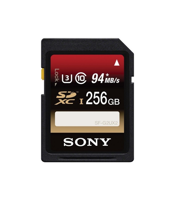 Sony 256GB High Speed UHS-I SDXC U3 Memory Card (Class 10)