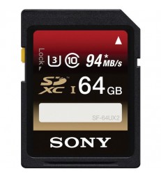Sony 64GB High Speed UHS-I SDXC U3 Memory Card (Class 10)