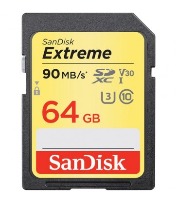 SanDisk 64GB Extreme UHS-I SDXC Memory Card