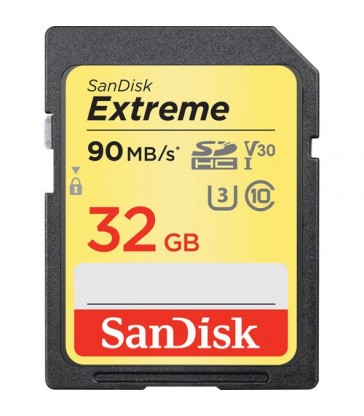 SanDisk 32GB Extreme UHS-I SDHC Memory Card