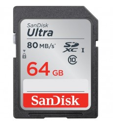 SanDisk 64GB Ultra UHS-I SDXC Memory Card (Class 10)