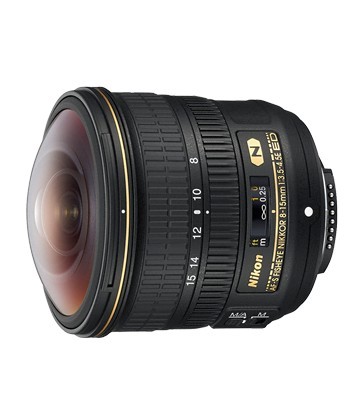 Nikon AF-S FISHEYE NIKKOR 8-15mm f/3.5-4.5E ED