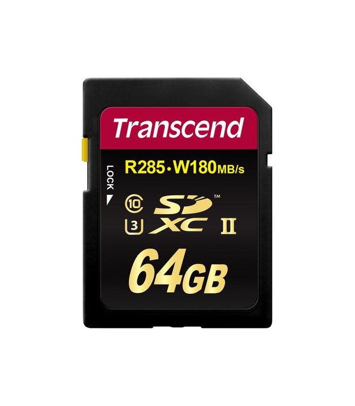 Transcend 64GB Ultimate UHS-II SDXC Memory Card (U3)