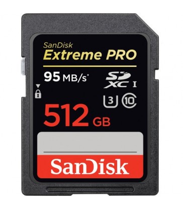 SanDisk 512GB Extreme PRO UHS-I SDXC Memory Card