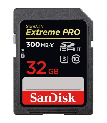 SanDisk 32GB Extreme PRO UHS-II SDHC Memory Card