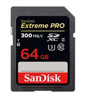 SanDisk 64GB Extreme PRO UHS-II SDXC Memory Card