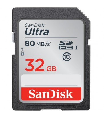 SanDisk 32GB Ultra UHS-I SDHC Memory Card (Class 10)